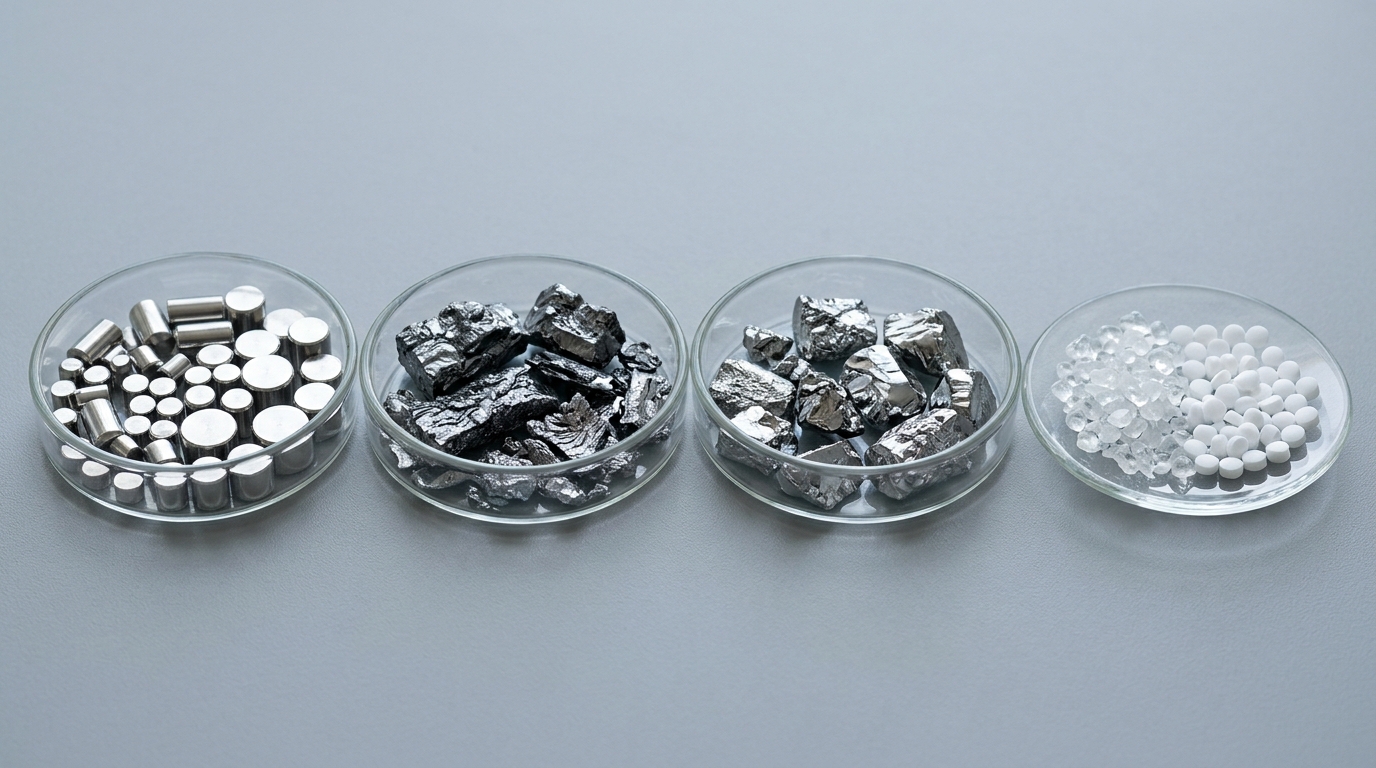 Aluminum (Al) Evaporation Materials (Al, CAS 7429-90-5) — Thin Film Materials studio photograph